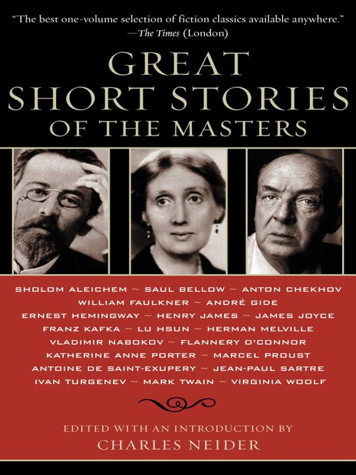 Title details for Great Short Stories of the Masters by Charles Neider - Wait list